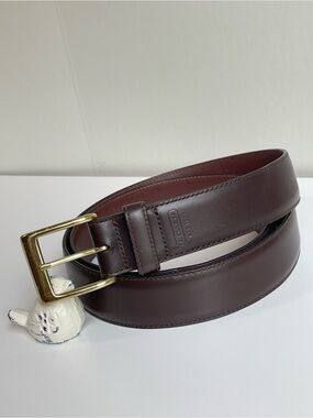 COACH 1941 Brown Leather Belt